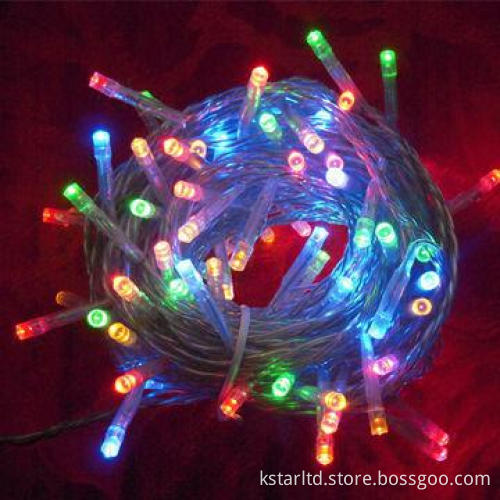 LED String Light with RGB LED and Controller for Indoor and Outdoor Use, CE, RoHS